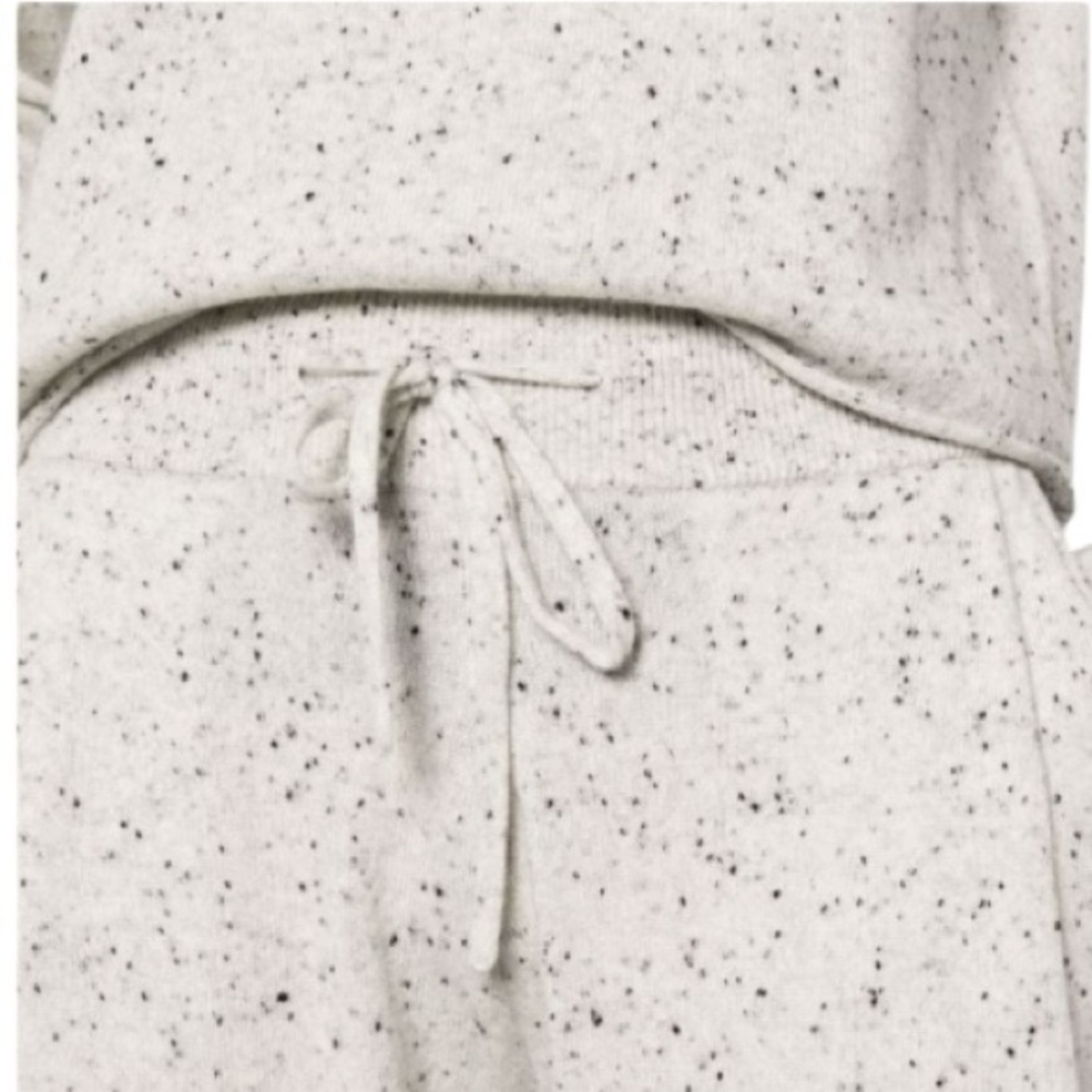 Speckled Cream Women's Jogger Pants